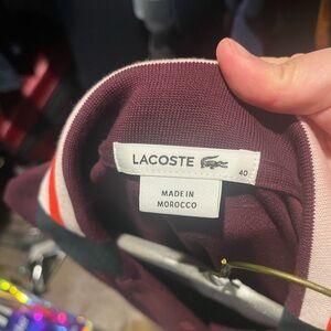 Lacoste jersey dress